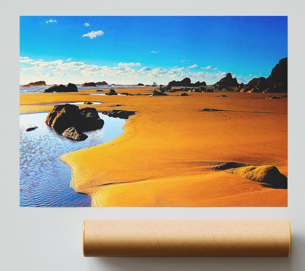 Desert Watering Hole Print