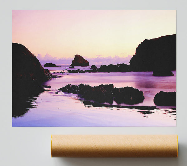 Mystical Lilac Ocean Giclee Print