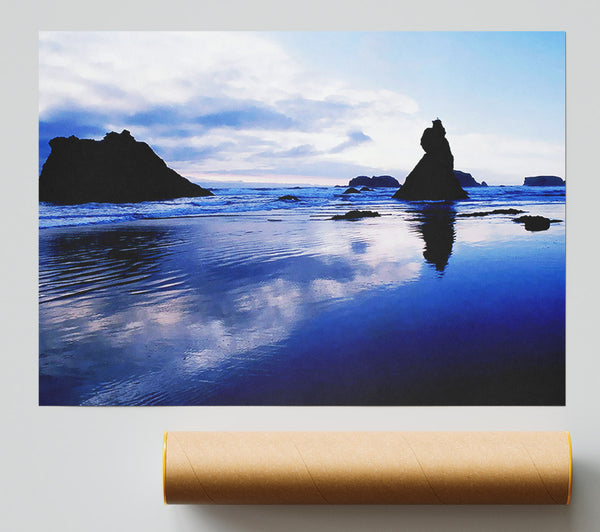 Blue Calm Giclee Print