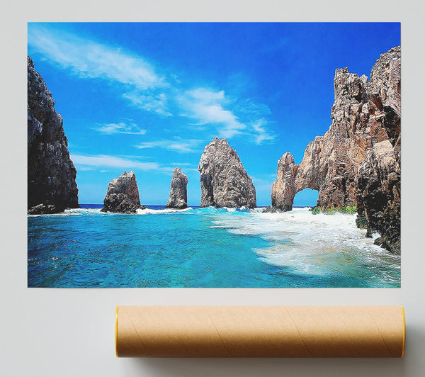 Ancient Rocks Of Time Giclee Print