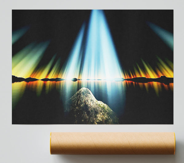 The Sun Rays Of God Poster