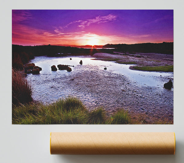 Sunset On Top Of The World Poster