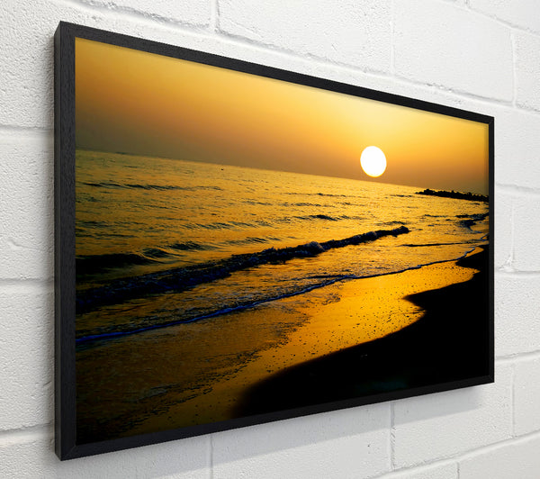 Golden Ocean Waves
