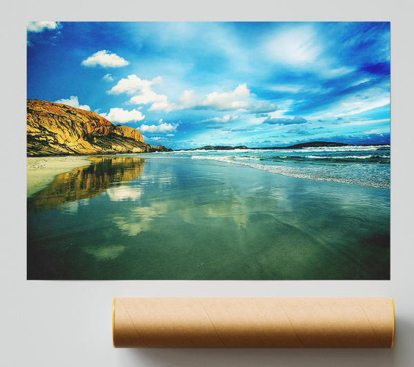 Serene Ocean Reflections Giclee Print