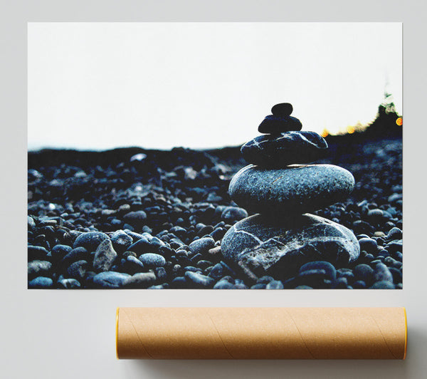 Pebbled Shoreline Giclee Print