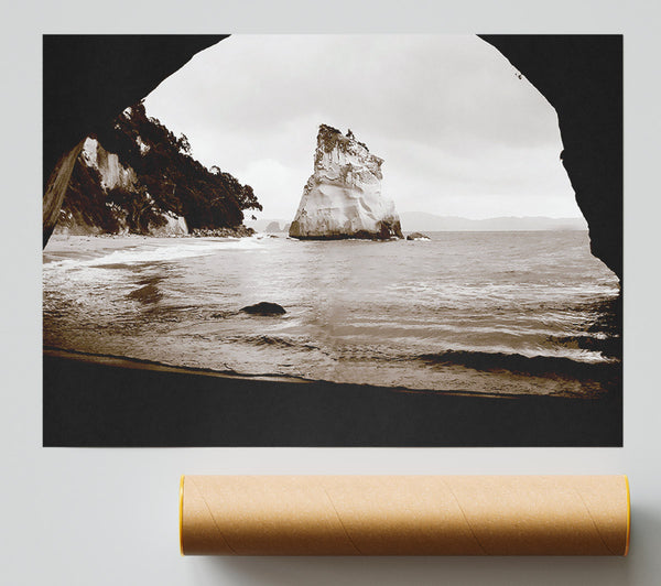 Oceans Gateway Chocolate Giclee Print