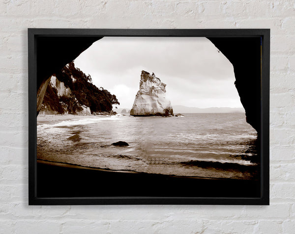 Oceans Gateway Chocolate Framed Print