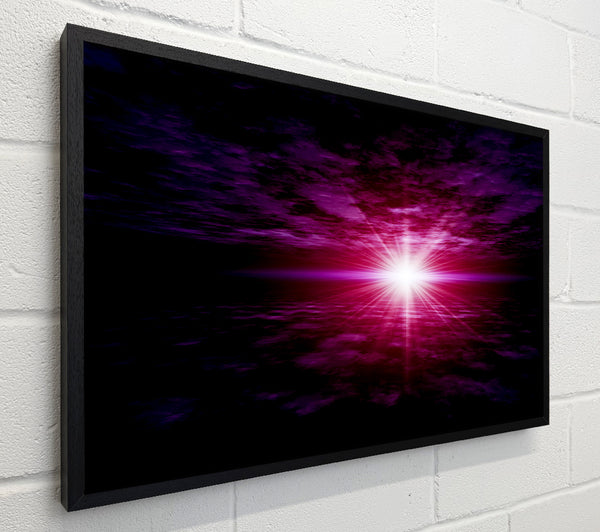 Pink Sun Star Skies