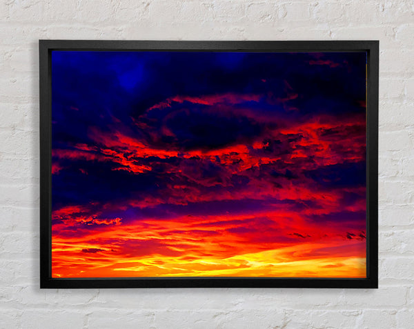 Stunning Rainbow Skies Framed Print