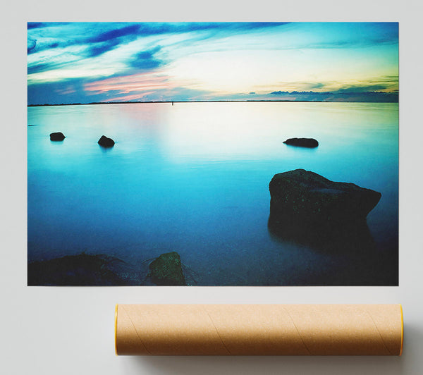 Turquoise Serenity Print