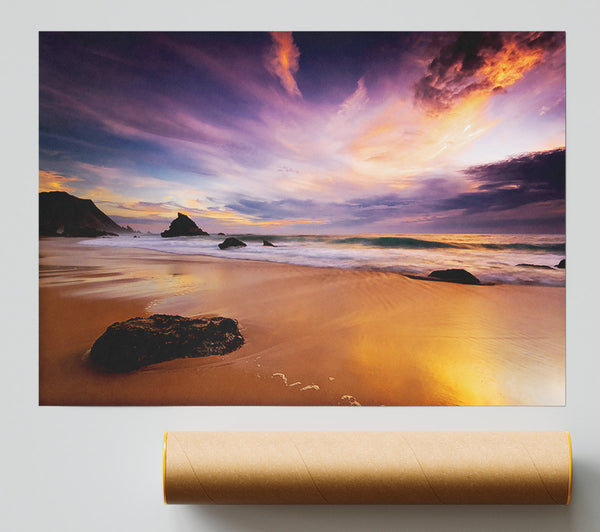 Storm Cloud Ocean Poster
