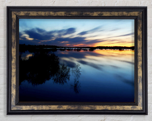 Ocean Sky Reflections Framed Print