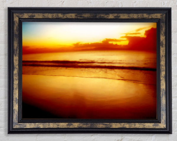 Swell Of The Ocean Framed Print