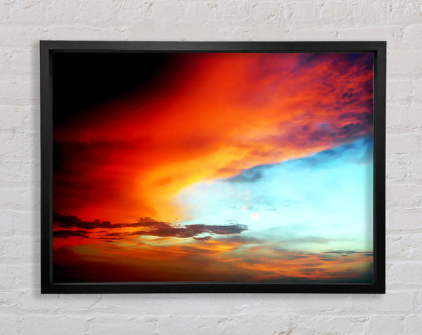 Stunning Red Cloud Formation Framed Print