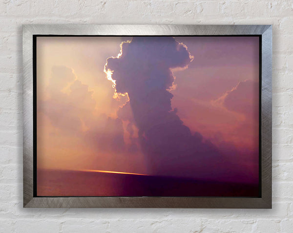 Mist Of The Ocean Cloud Framed Print