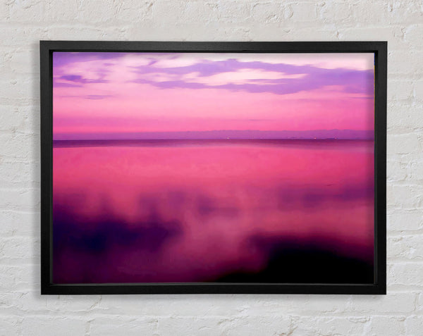 Pink Calm Framed Print