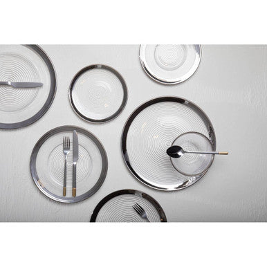 Avie 16Pc Gold And Silver Finish Cutlery Set