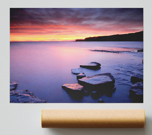 Tranquil Ocean Dusk Giclee Print