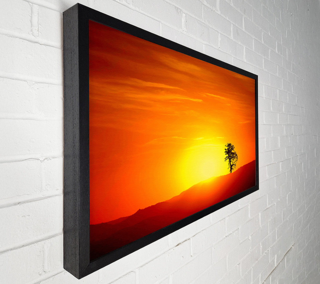  A Canvas Print of As The Sun Sets Canvas Wall Art