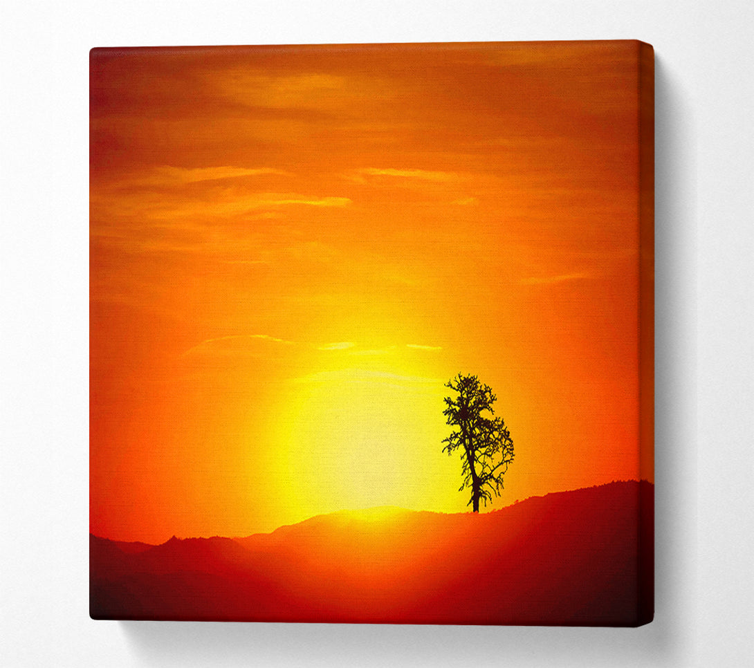  A Canvas Print of As The Sun Sets Canvas Wall Art