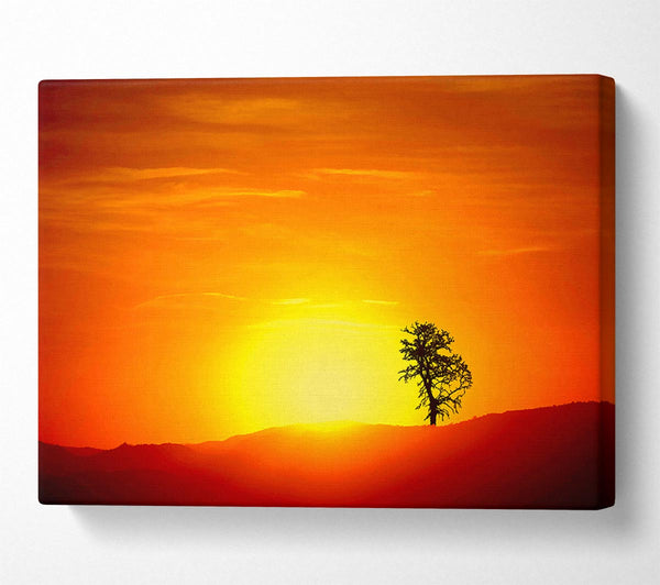  A Canvas Print of As The Sun Sets Canvas Wall Art