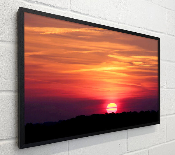 Clouds Across The Setting Sun