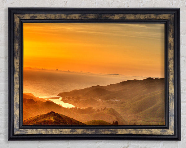 San Francisco Ocean Mist Framed Print
