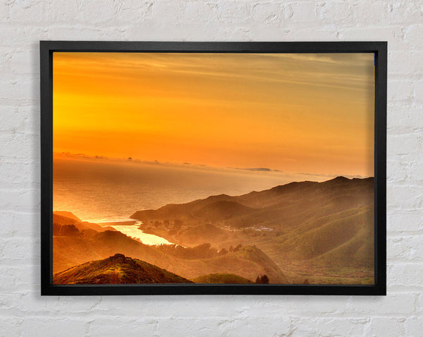 San Francisco Ocean Mist Framed Print