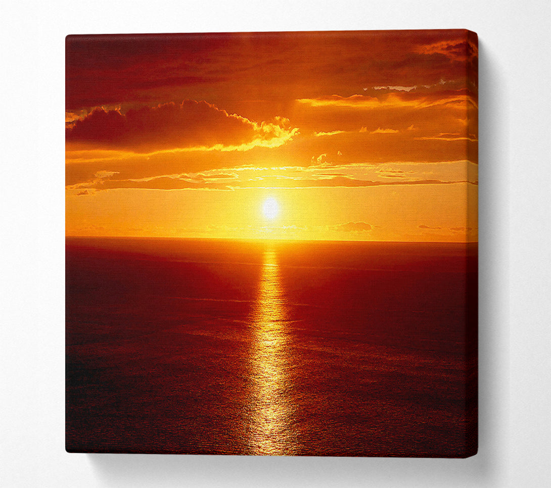  A Canvas Print of Sunset Japan Canvas Wall Art