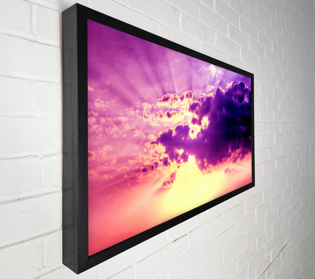  A Canvas Print of Sunburst Canvas Wall Art