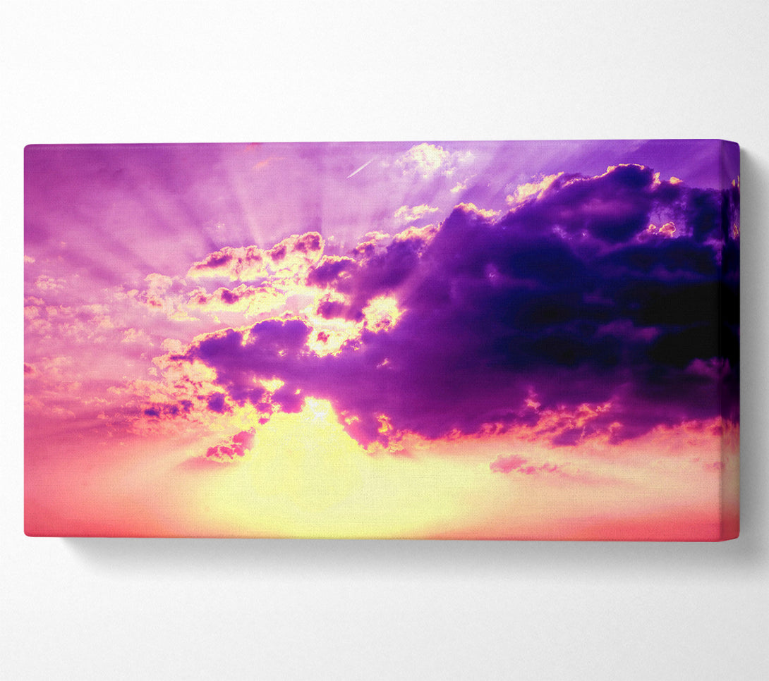  A Canvas Print of Sunburst Canvas Wall Art