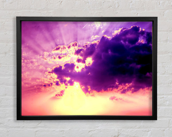 Sunburst Framed Print