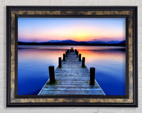 Windermere Lake District Cumbria England Framed Print
