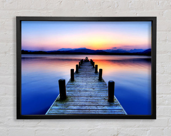 Windermere Lake District Cumbria England Framed Print