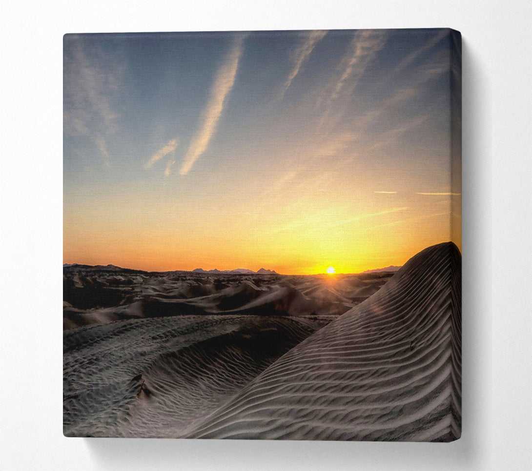  A Canvas Print of Little Sahara Sunset Canvas Art