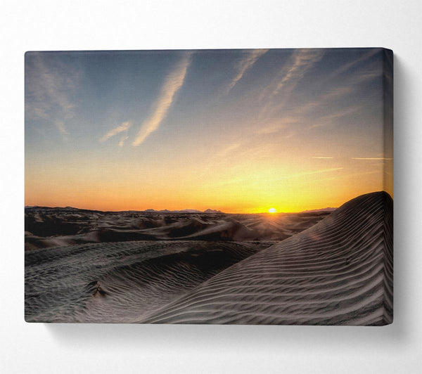  A Canvas Print of Little Sahara Sunset Canvas Art