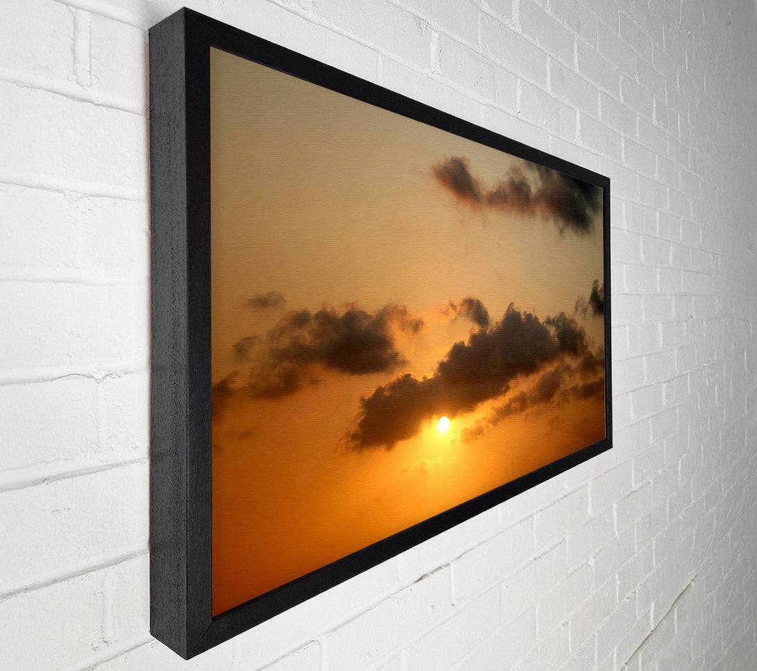  A Canvas Print of Warm Sunset Canvas Print