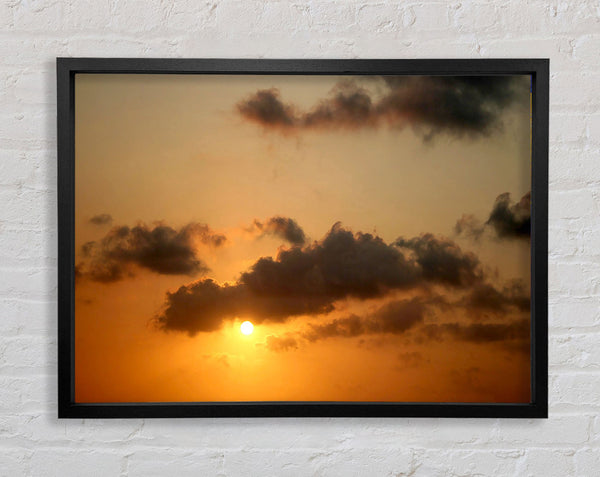 Warm Sunset Framed Print
