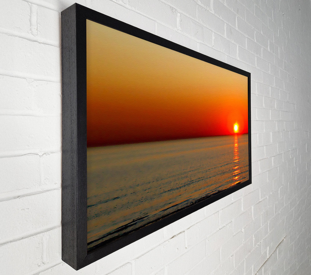  A Canvas Print of Sunset Red Blaze Canvas Art