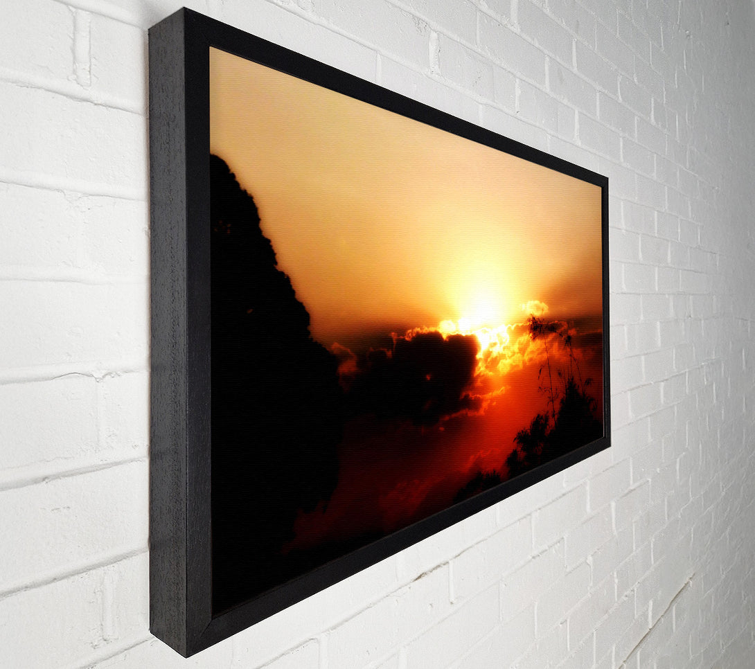  A Canvas Print of Sunset Clouds Canvas Print