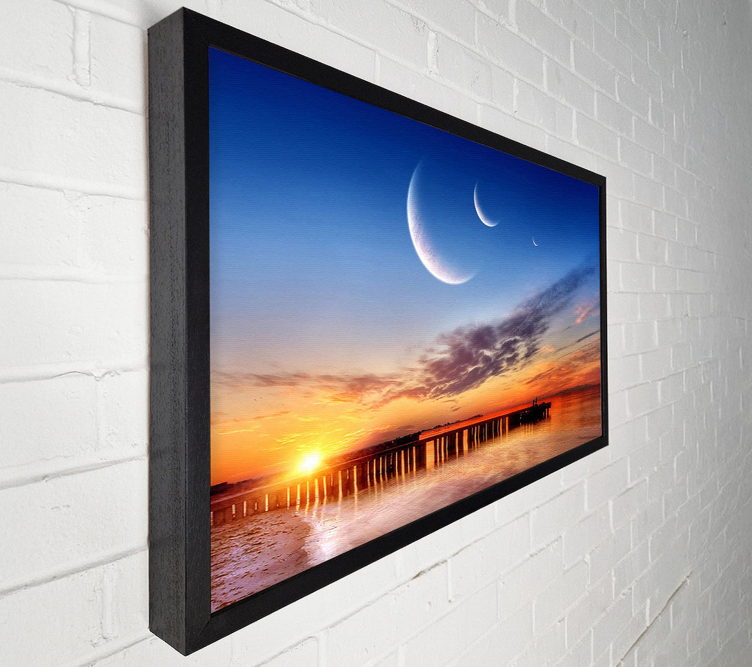  A Canvas Print of Three Moons Canvas Art