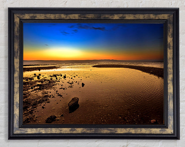 The Sound Of Dewdrops Framed Print