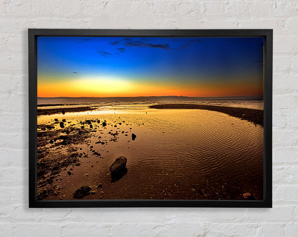 The Sound Of Dewdrops Framed Print