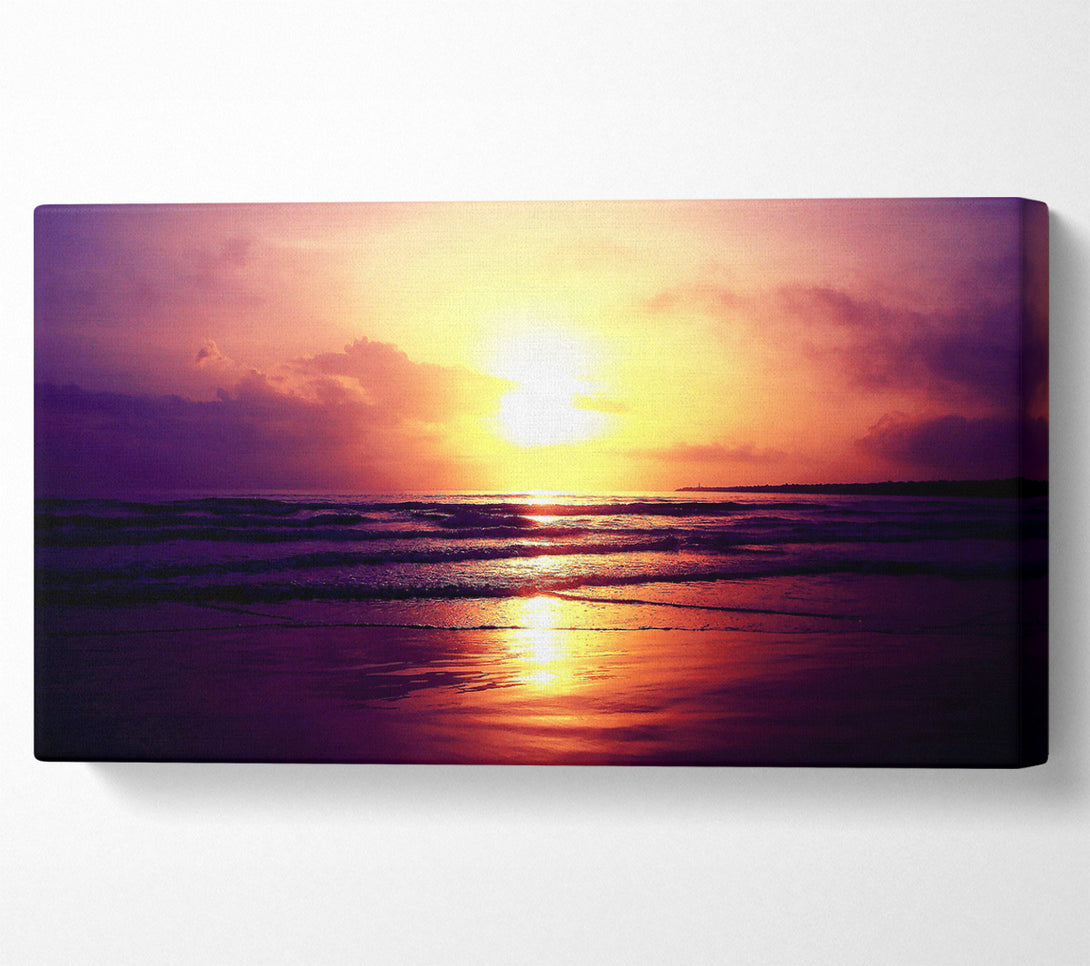  A Canvas Print of Midnight Sun Canvas Art