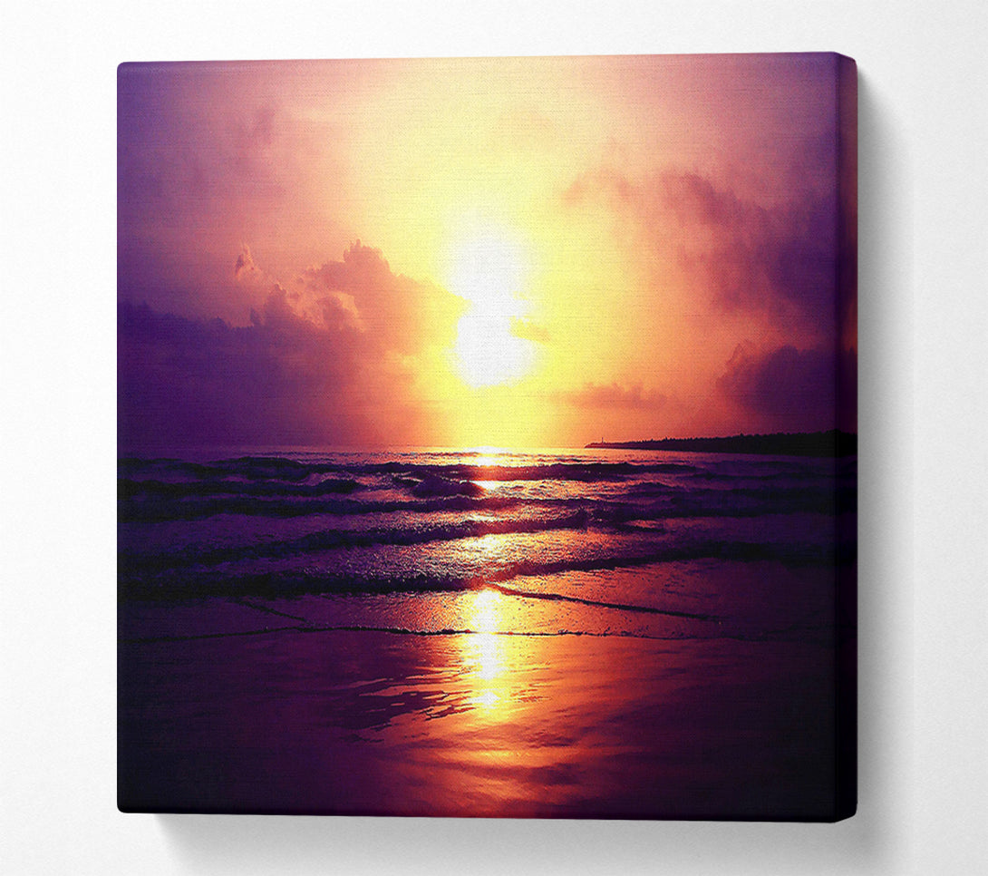 A Canvas Print of Midnight Sun Canvas Art