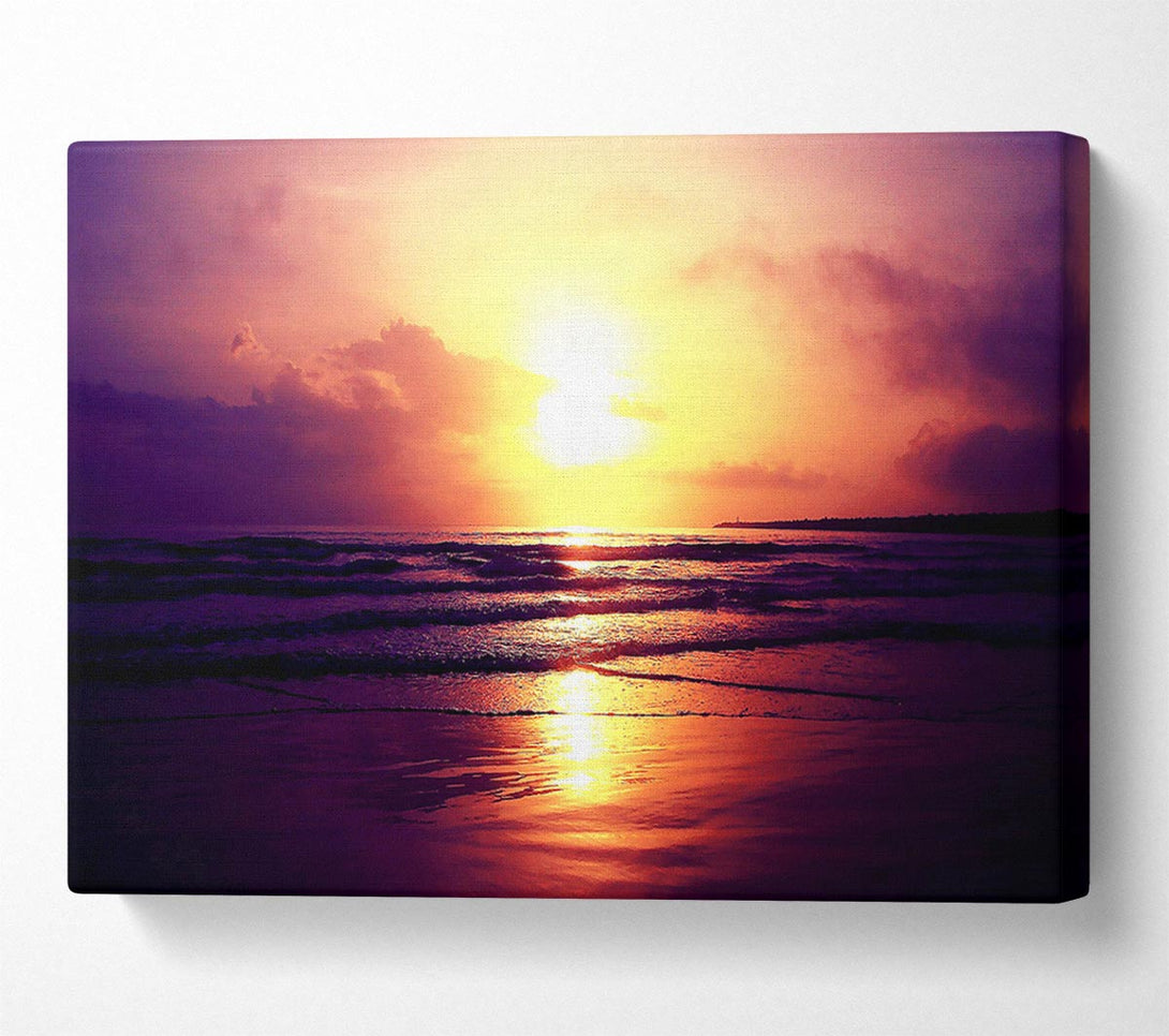  A Canvas Print of Midnight Sun Canvas Art