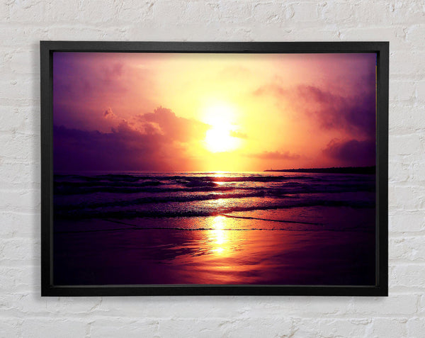 Midnight Sun Framed Print