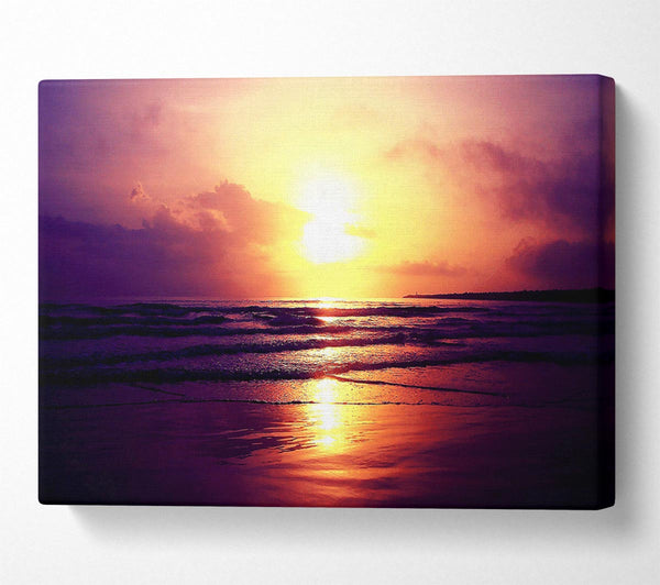  A Canvas Print of Midnight Sun Canvas Art