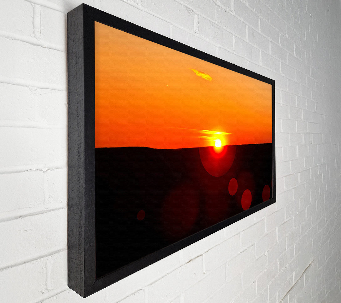  A Canvas Print of Sunset Sparkle Canvas Wall Art