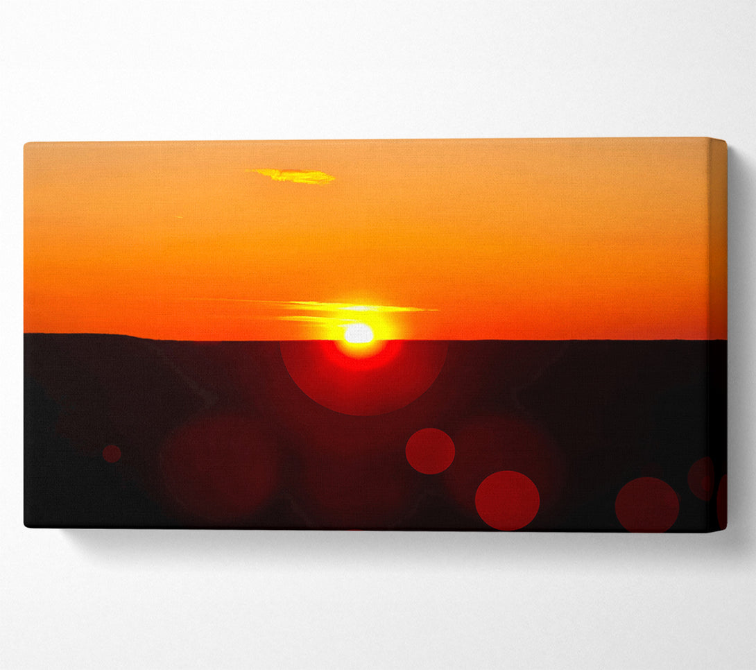  A Canvas Print of Sunset Sparkle Canvas Wall Art